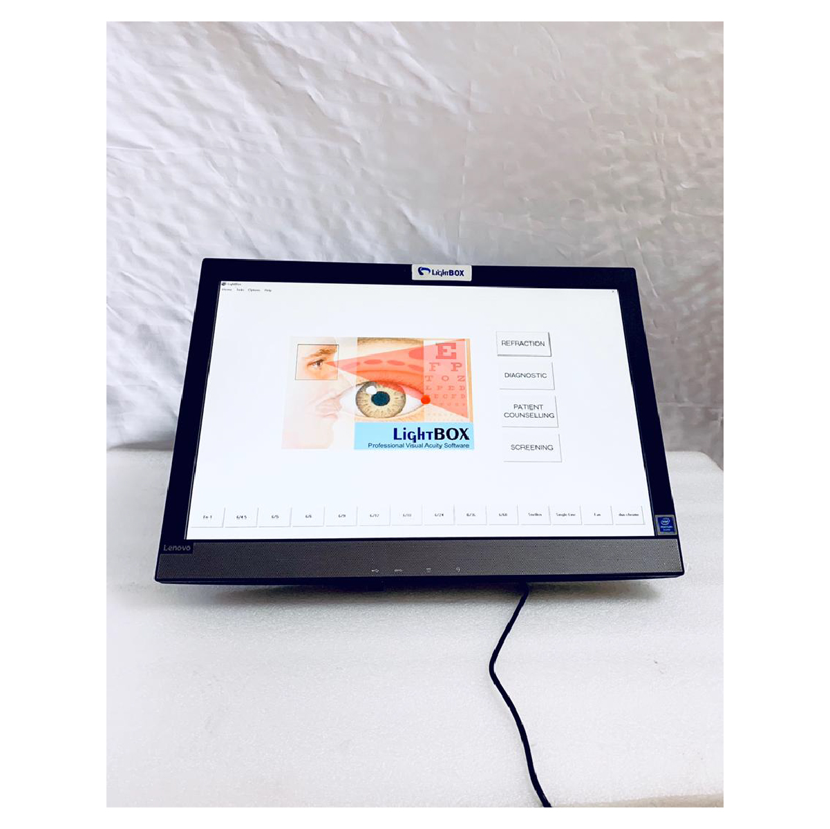 Automated Visual Acuity Chart | Lightbox ophthalmic equipment
